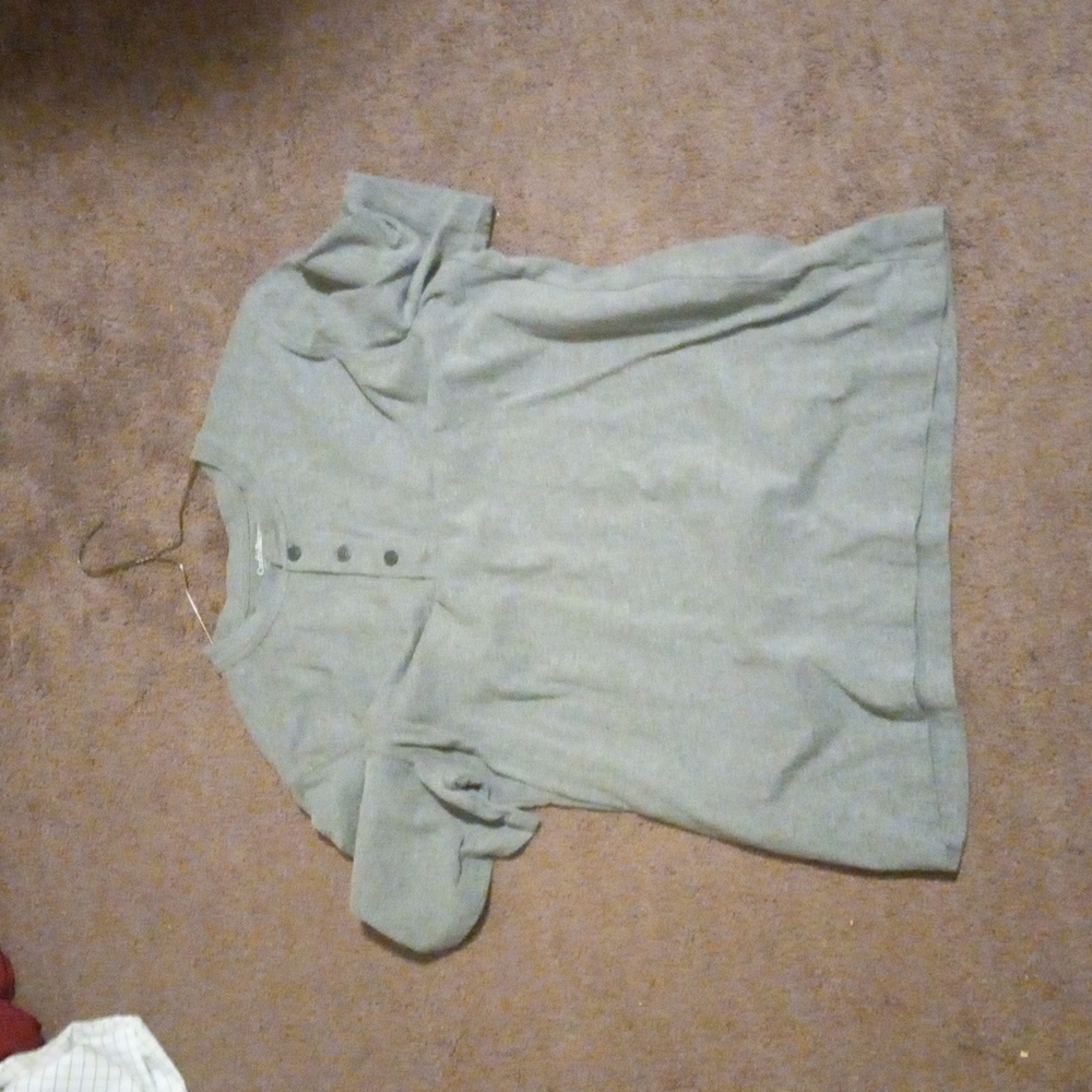 Gray Medium Crofts and Barrow Polo Shirt